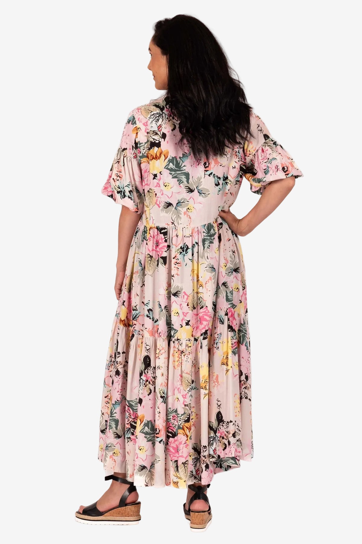 JELLICOE LANA DRESS - PASTEL BLOOM - THE VOGUE STORE