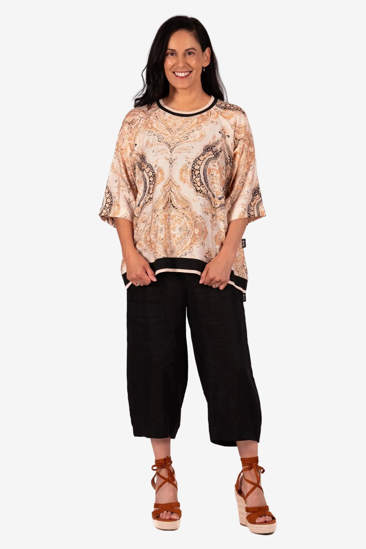 JELLICOE TEAM TOP - SEPIA STORY - THE VOGUE STORE