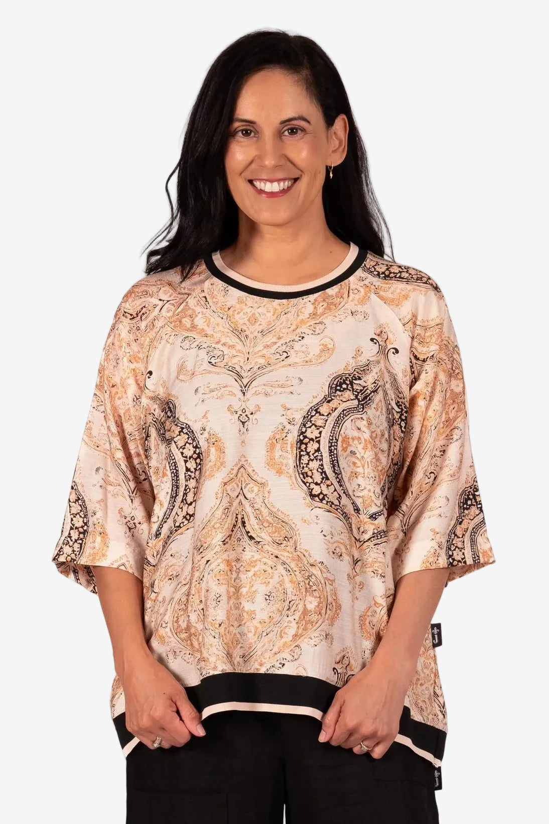 JELLICOE TEAM TOP - SEPIA STORY - THE VOGUE STORE
