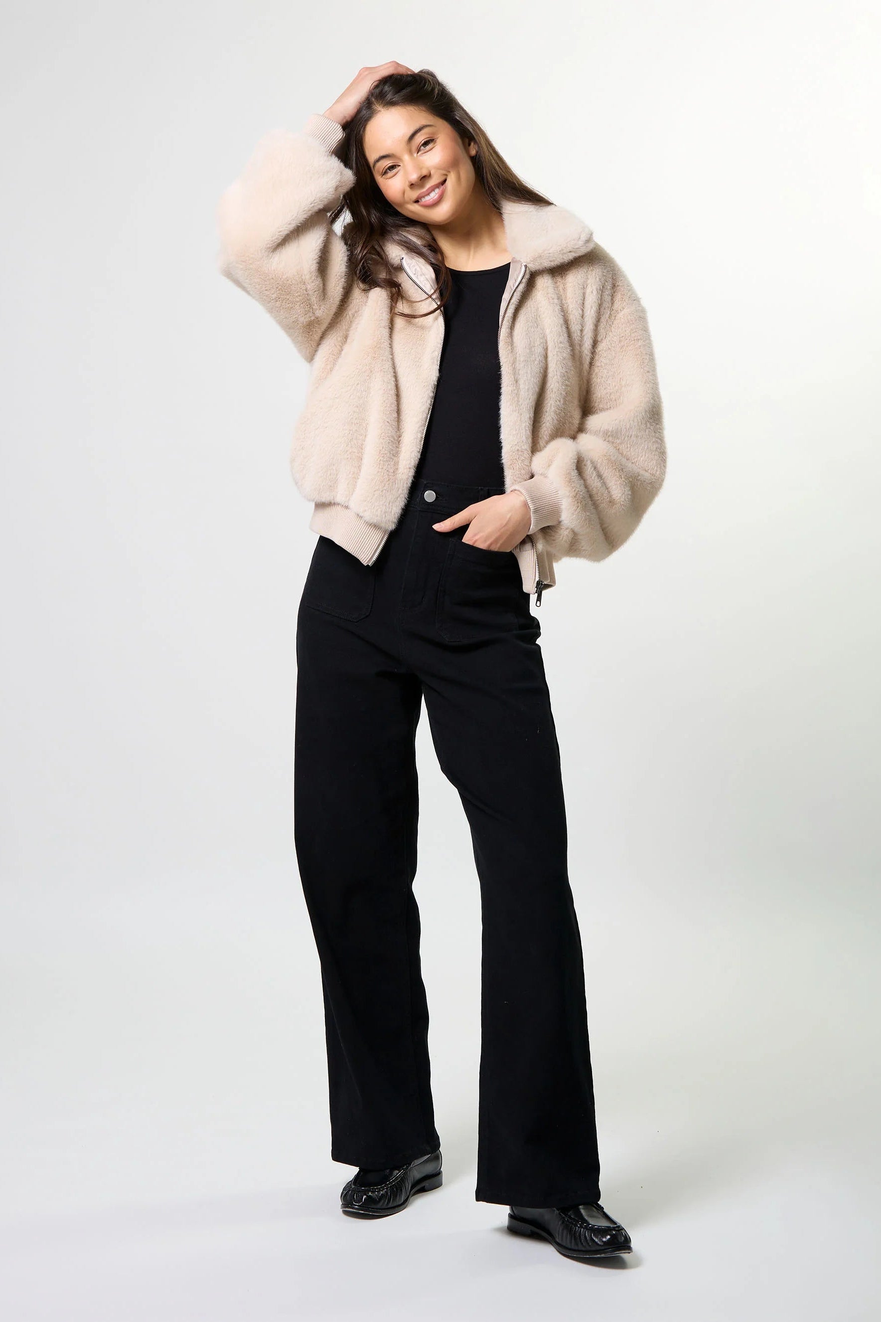 STELLA + GEMMA GIGI JACKET - CLOUD CREAM - THE VOGUE STORE