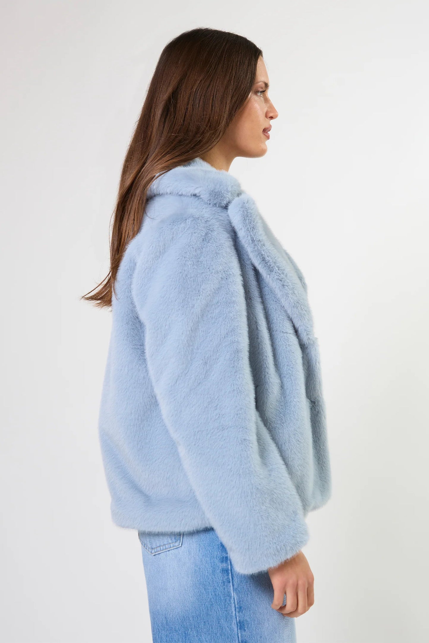 STELLA + GEMMA ELSA JACKET FROSTED - SKY - THE VOGUE STORE