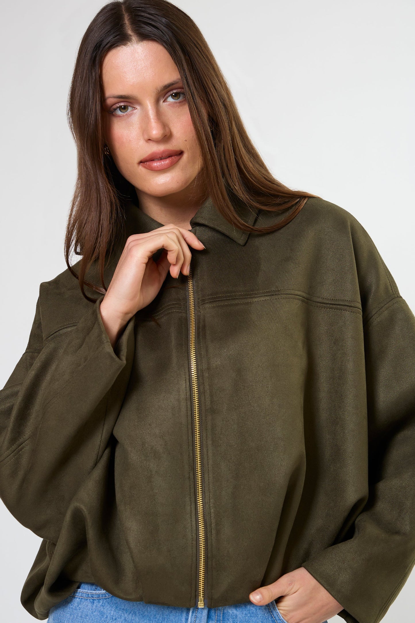 STELLA + GEMMA GERRI JACKET - KALE - THE VOGUE STORE