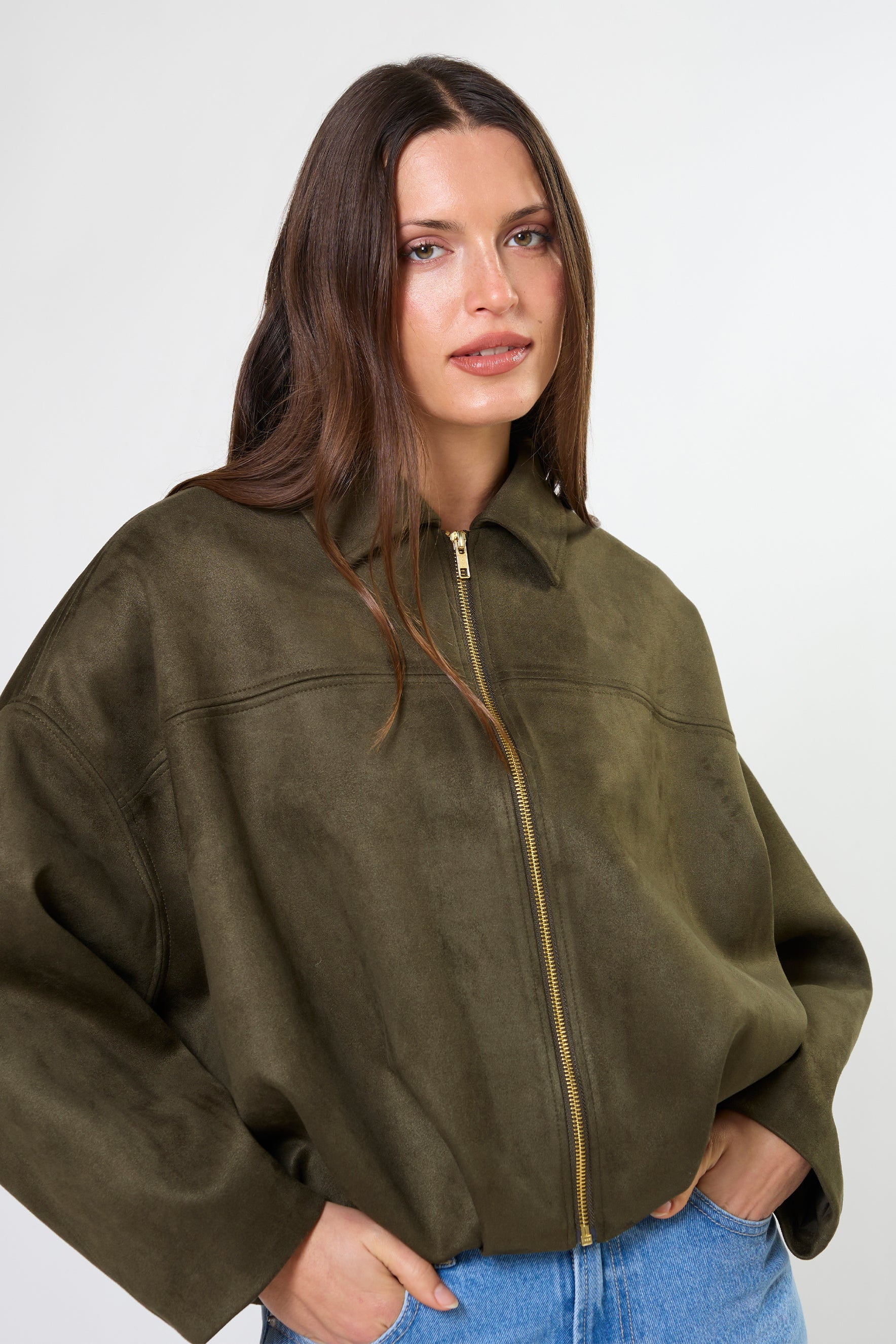 STELLA + GEMMA GERRI JACKET - KALE - THE VOGUE STORE