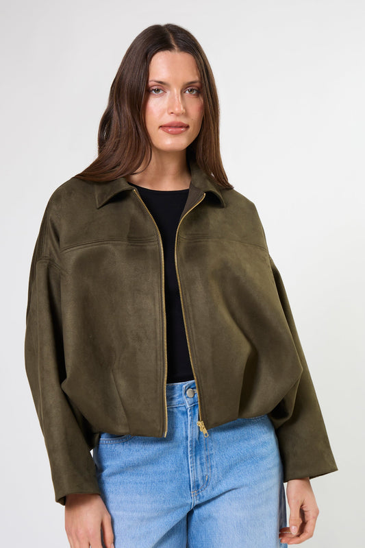 STELLA + GEMMA GERRI JACKET - KALE - THE VOGUE STORE