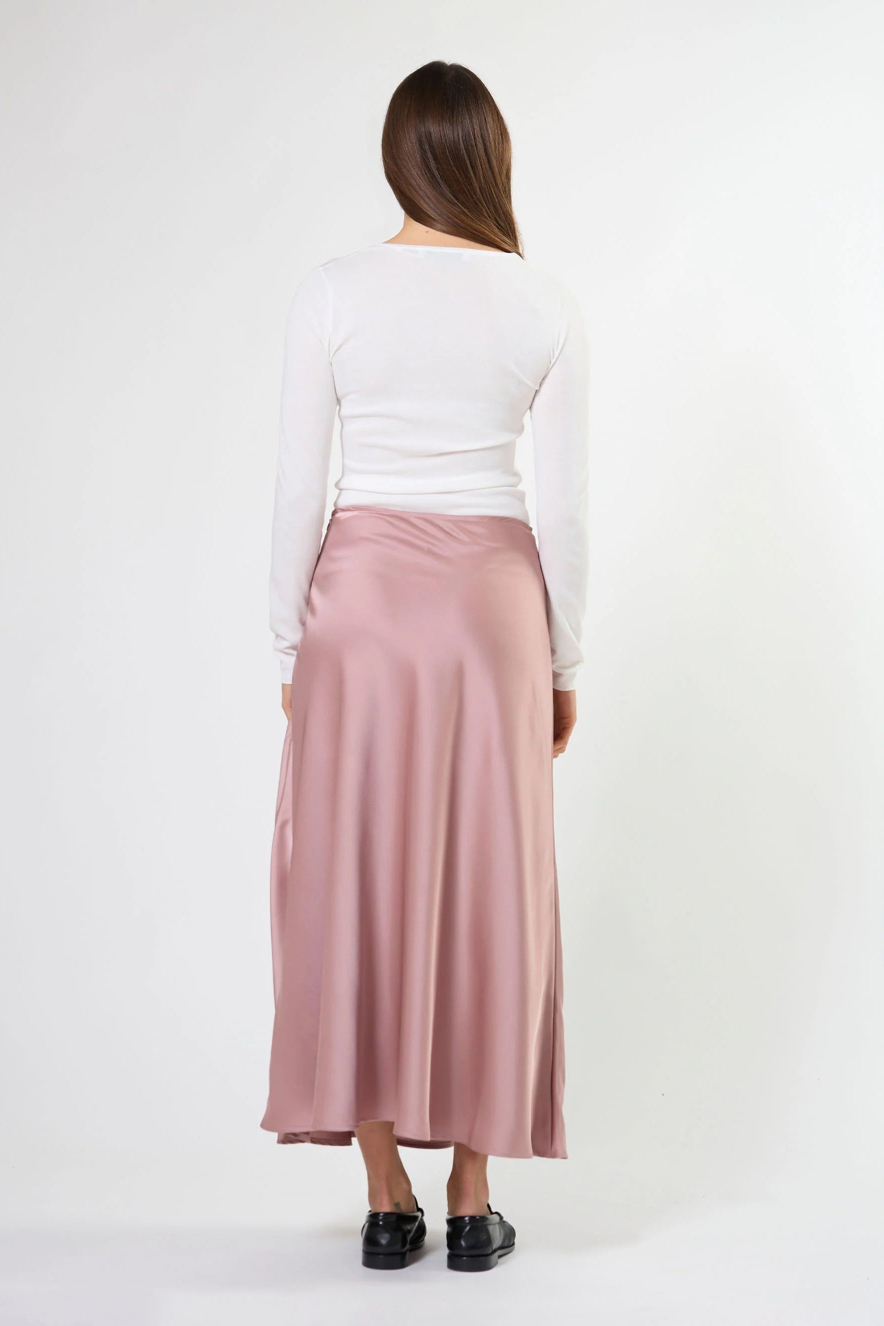 STELLA + GEMMA CALLISTA SKIRT - OLD ROSE - THE VOGUE STORE