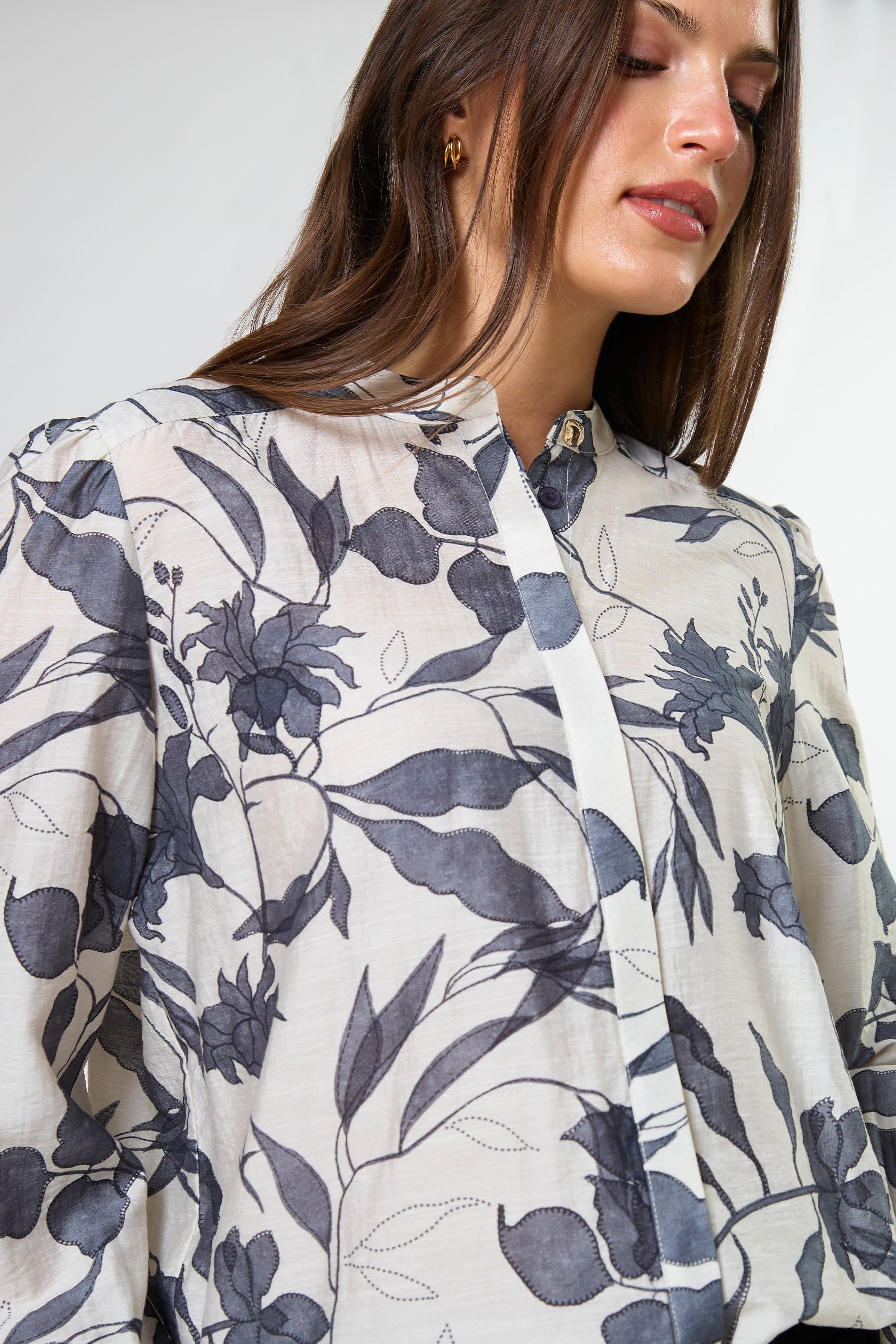 STELLA + GEMMA FAYE BLOUSE - MOONLIT STEM - THE VOGUE STORE