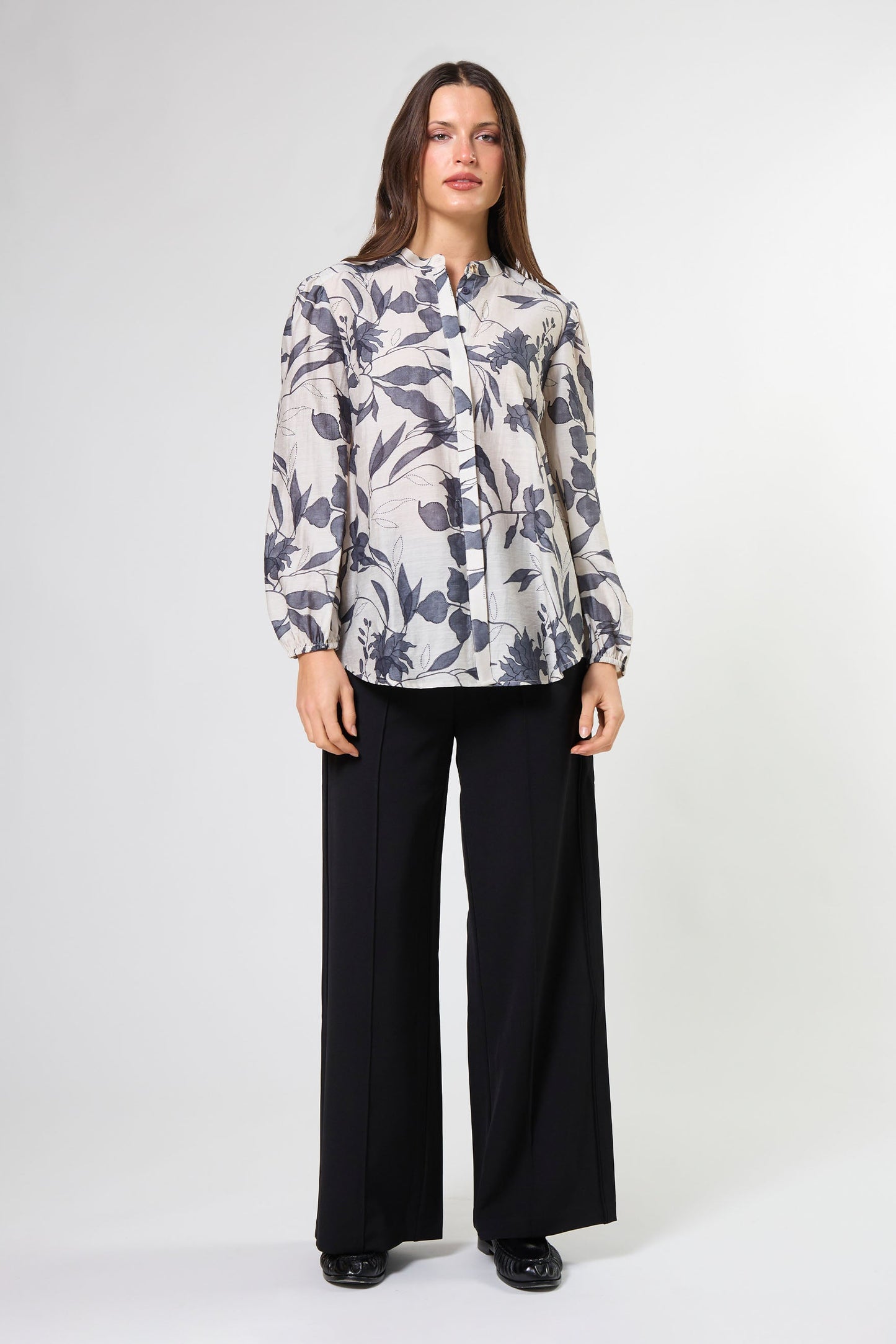 STELLA + GEMMA FAYE BLOUSE - MOONLIT STEM - THE VOGUE STORE