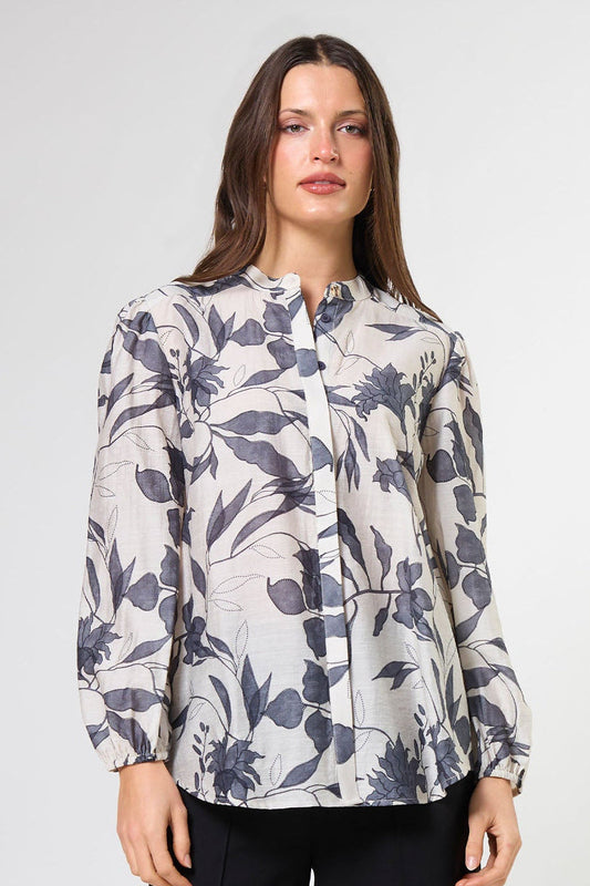 STELLA + GEMMA FAYE BLOUSE - MOONLIT STEM - THE VOGUE STORE