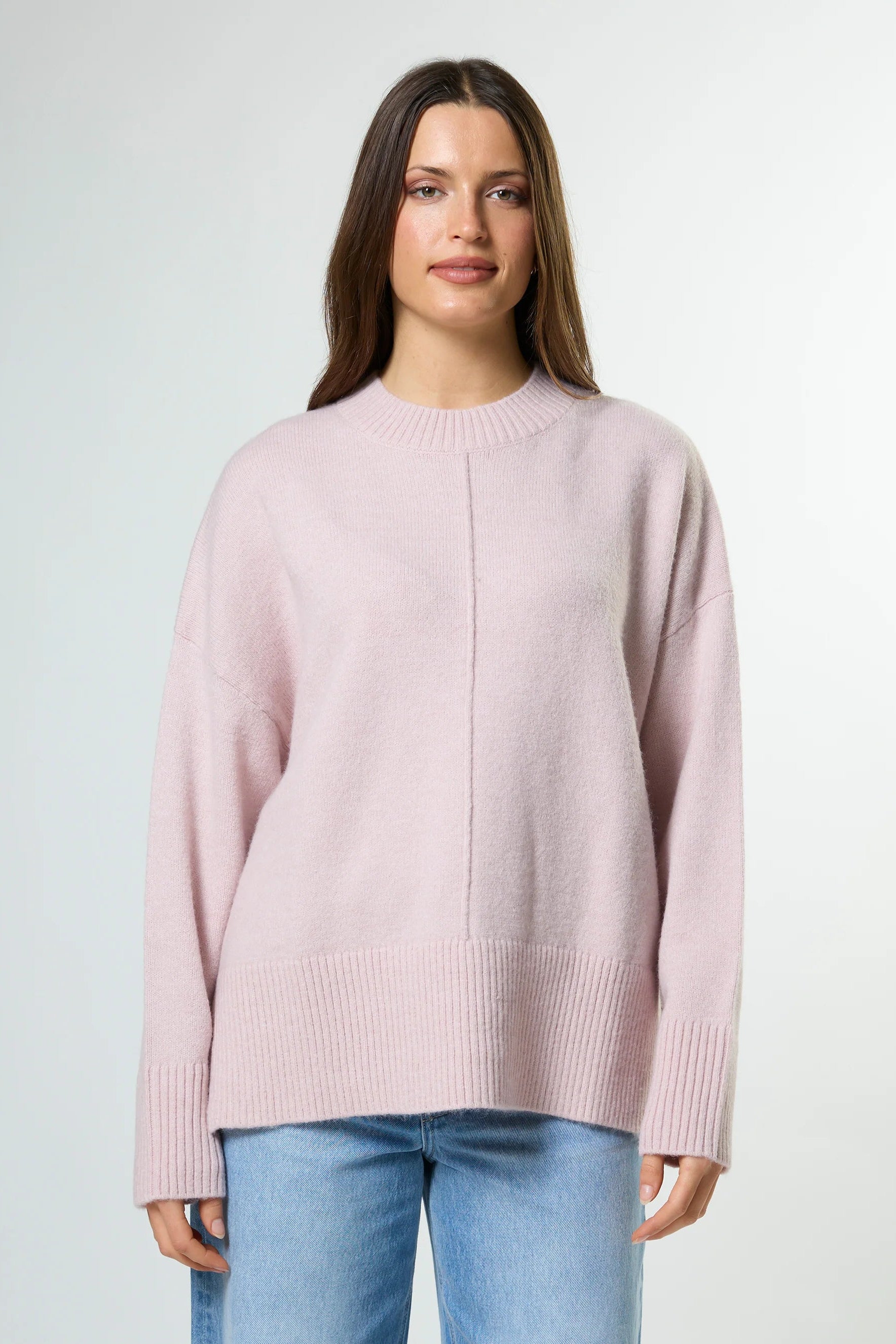 STELLA + GEMMA PIETER KNIT - WHISPER PINK - THE VOGUE STORE