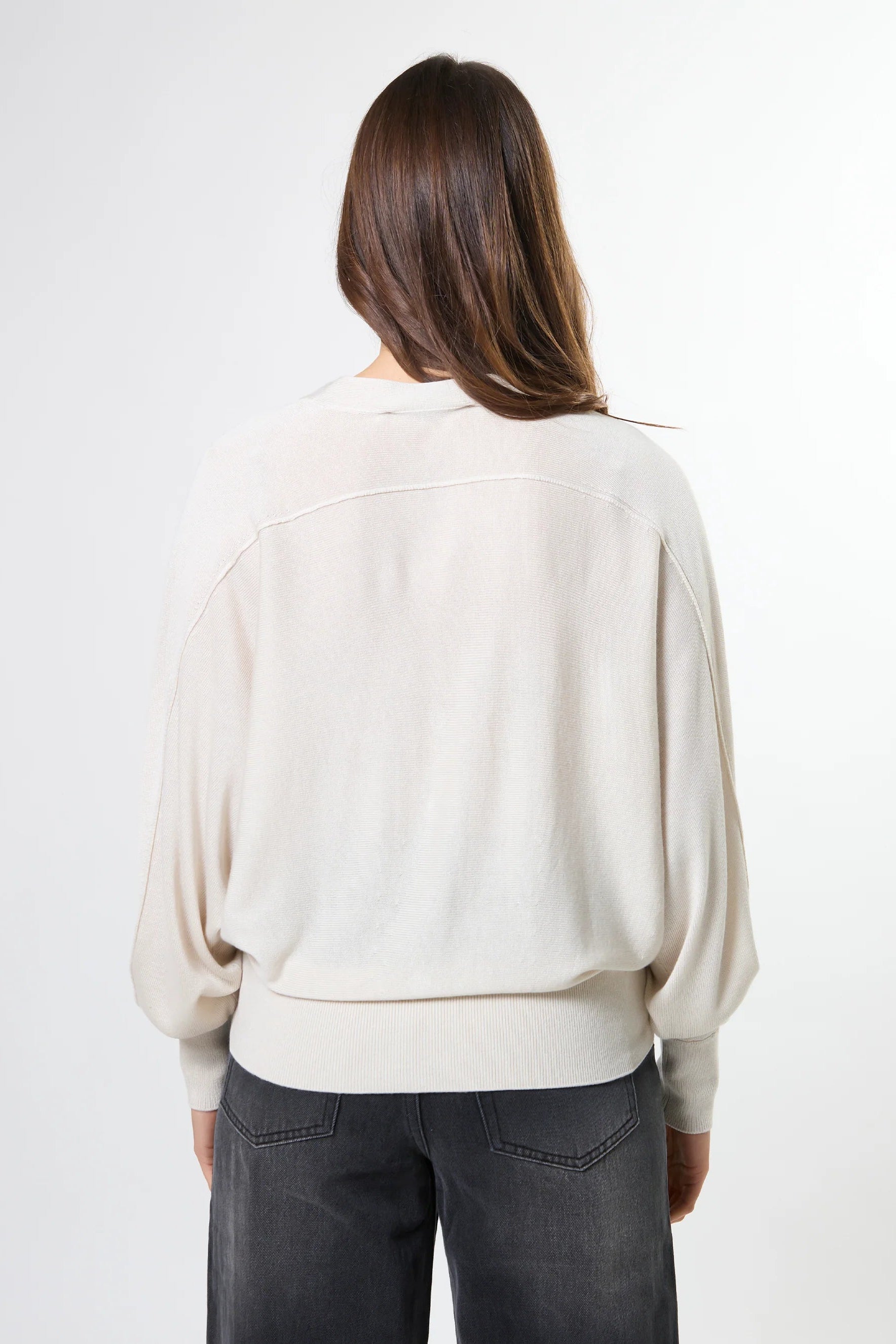 STELLA + GEMMA BLAKE CARDIGAN - PEARL - THE VOGUE STORE