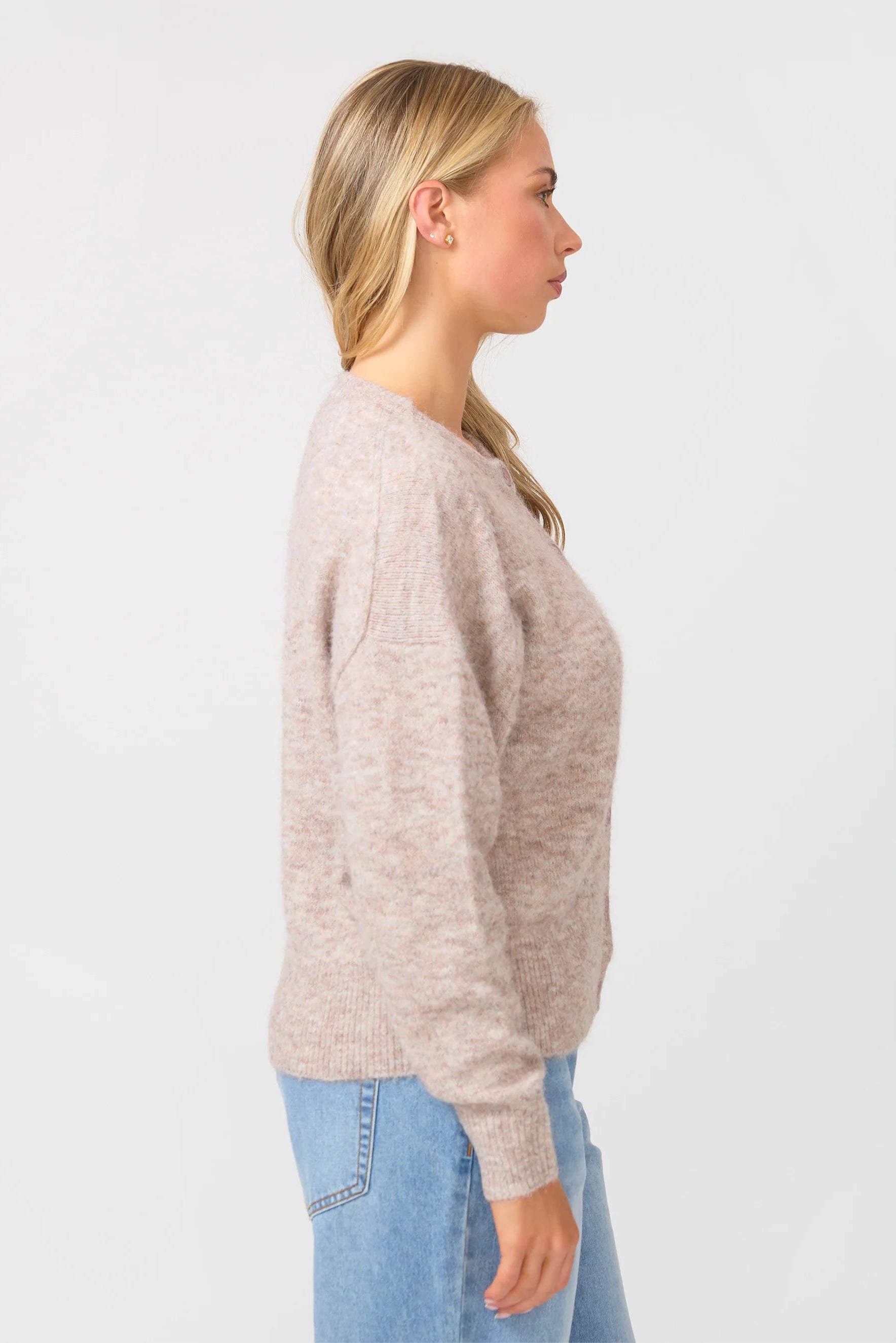 STELLA + GEMMA COCO CARDIGAN - HAZELWOOD - THE VOGUE STORE