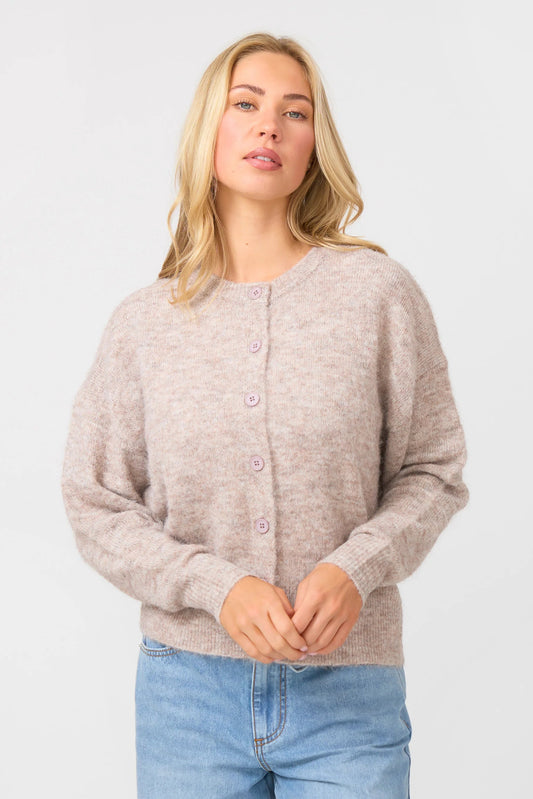 STELLA + GEMMA COCO CARDIGAN - HAZELWOOD - THE VOGUE STORE