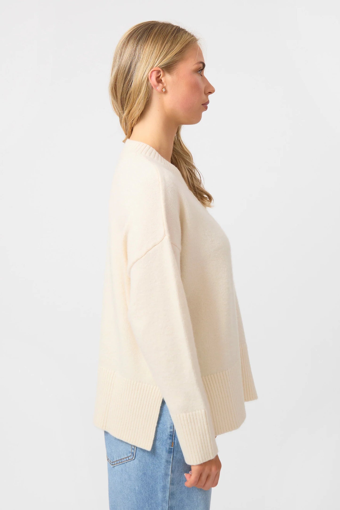 STELLA + GEMMA PIETER KNIT - IVORY - THE VOGUE STORE