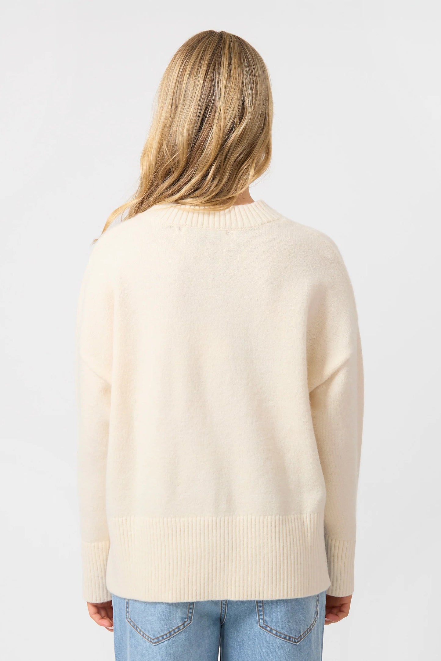 STELLA + GEMMA PIETER KNIT - IVORY - THE VOGUE STORE