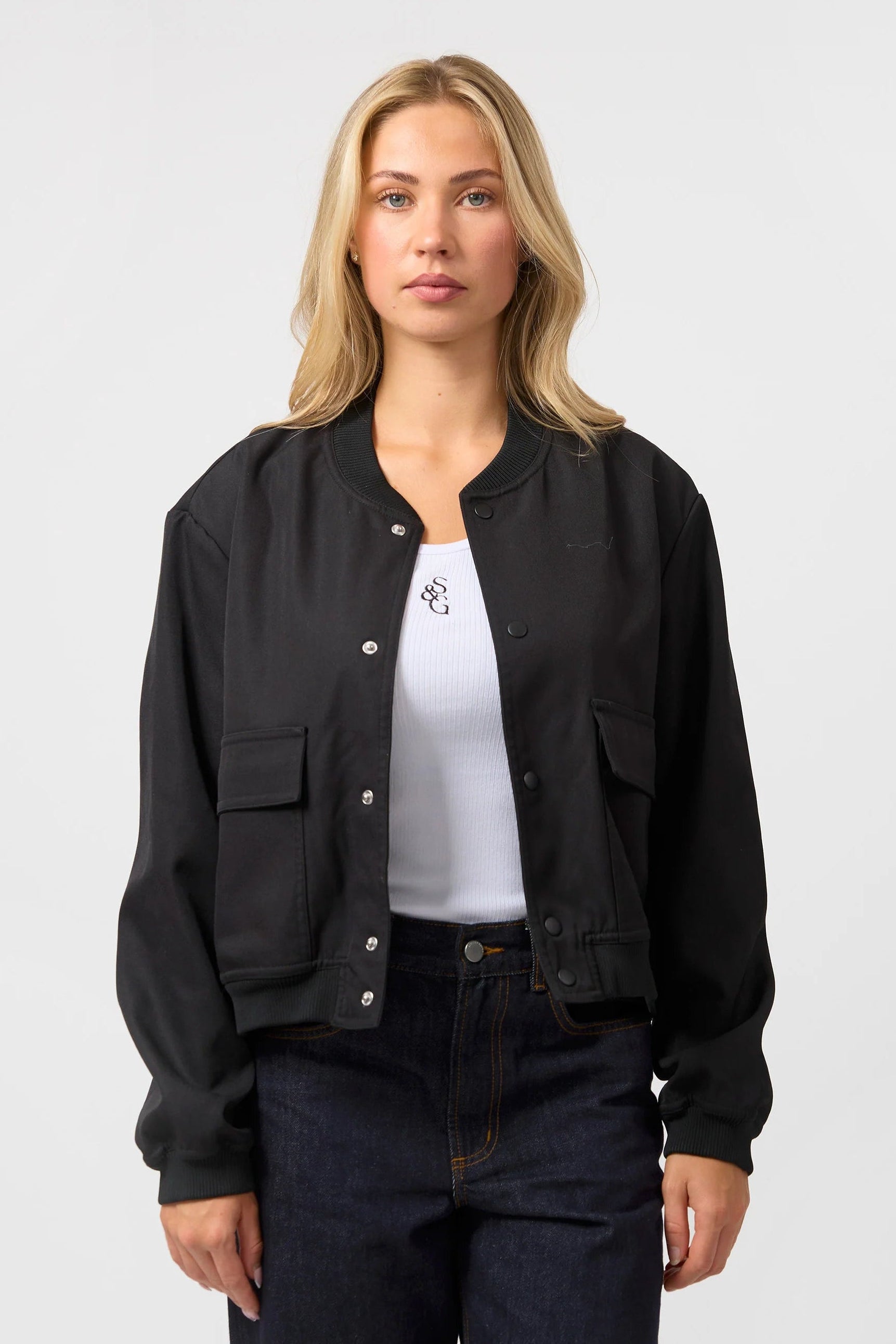 STELLA + GEMMA NIA JACKET - BLACK - THE VOGUE STORE