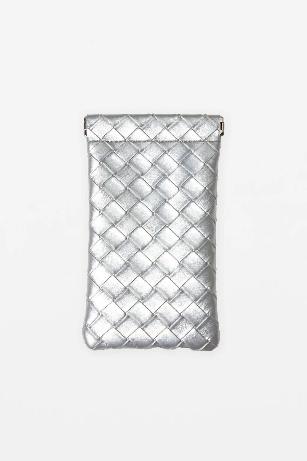 STELLA + GEMMA EYEGLASS CASE - SILVER - THE VOGUE STORE