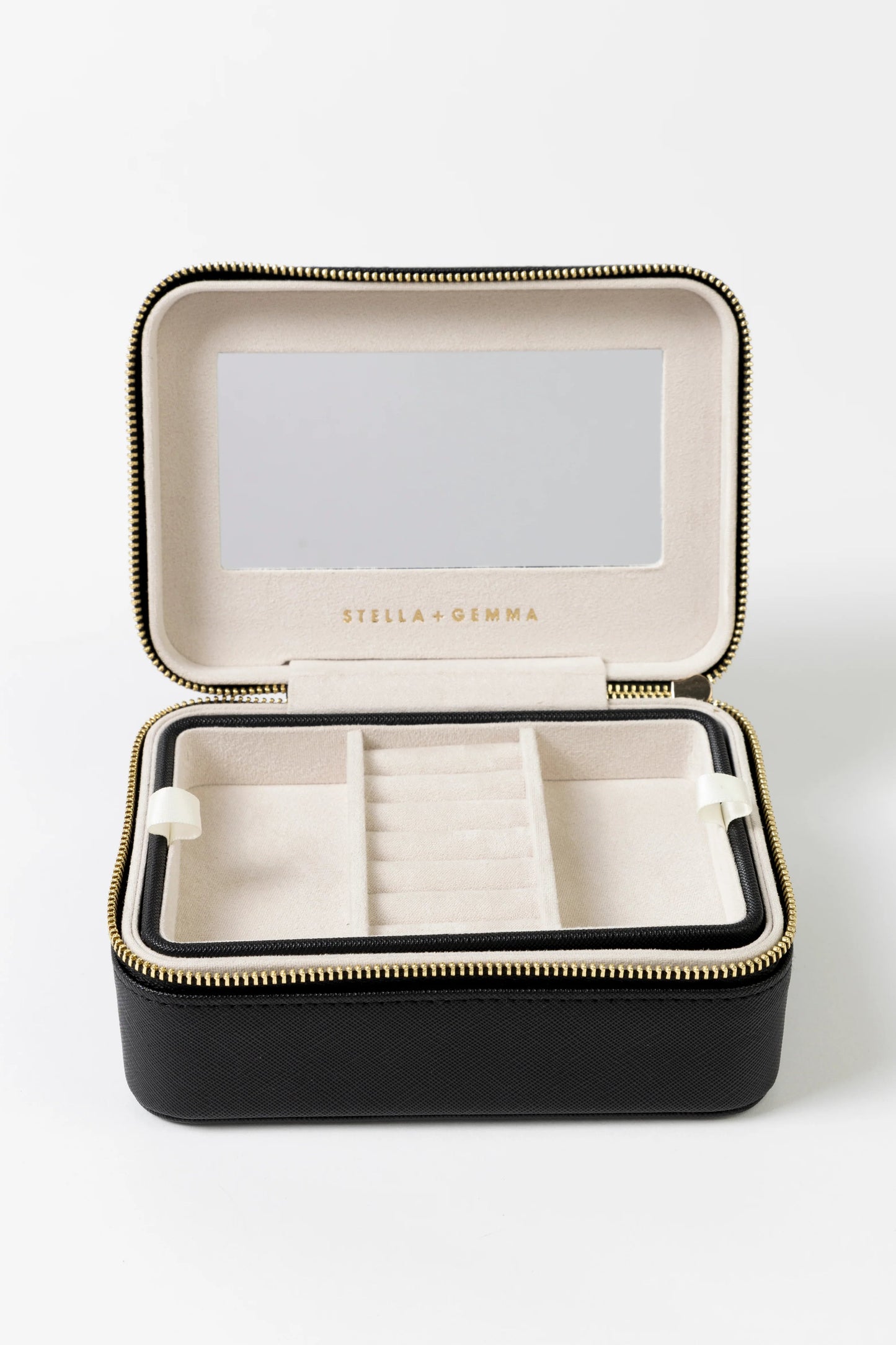 STELLA + GEMMA JEWEL BOX - LARGE BLACK RECTANGLE - THE VOGUE STORE