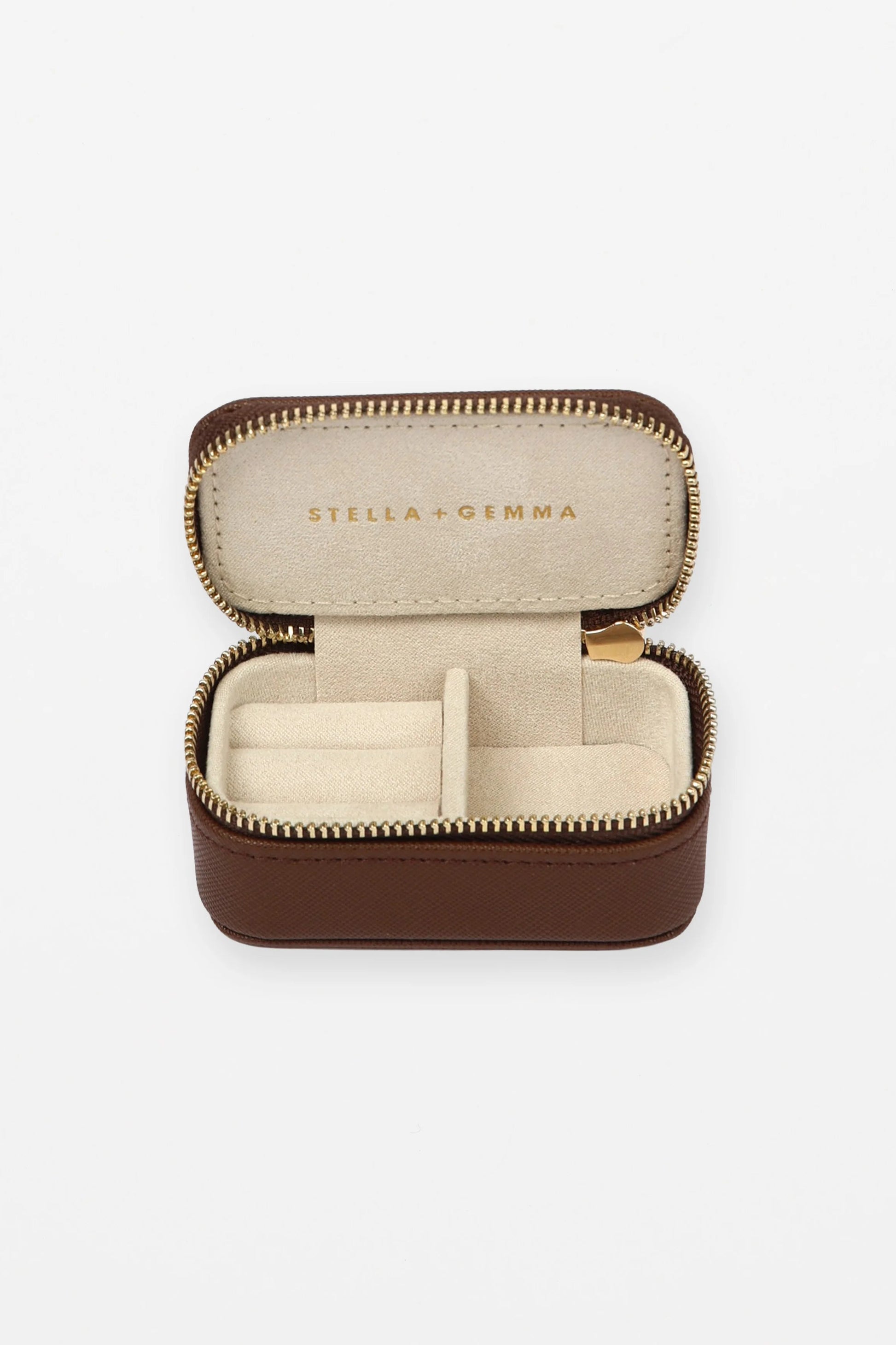 STELLA + GEMMA JEWEL BOX SMALL CHOCOLATE RECTANGLE - THE VOGUE STORE