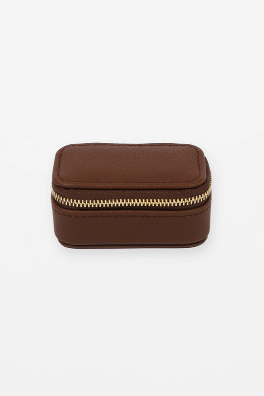 STELLA + GEMMA JEWEL BOX SMALL CHOCOLATE RECTANGLE - THE VOGUE STORE