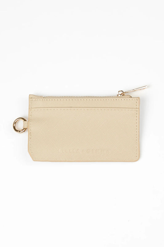 STELLA + GEMMA CARD HOLDER - OAT MILK - THE VOGUE STORE