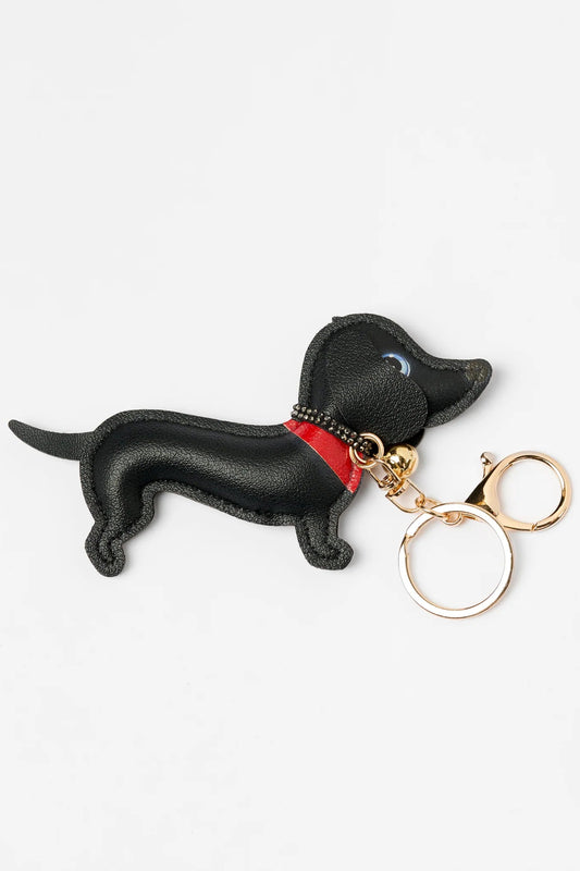STELLA + GEMMA KEYCHAIN BADGER DOG - THE VOGUE STORE
