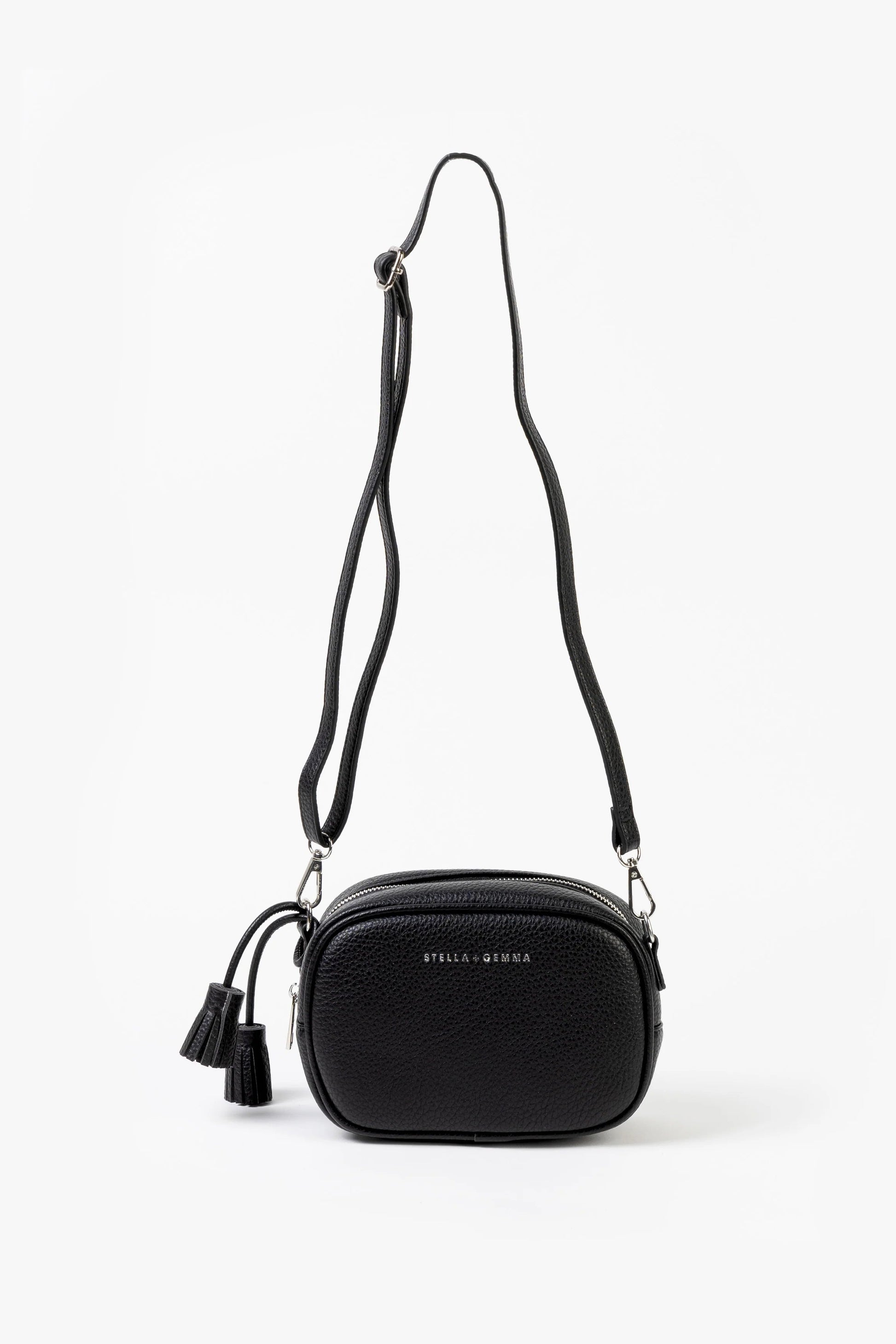 STELLA + GEMMA MACIE CAMERA BAG - BLACK - THE VOGUE STORE
