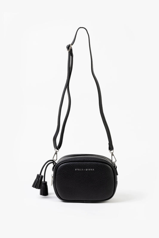 STELLA + GEMMA MACIE CAMERA BAG - BLACK - THE VOGUE STORE