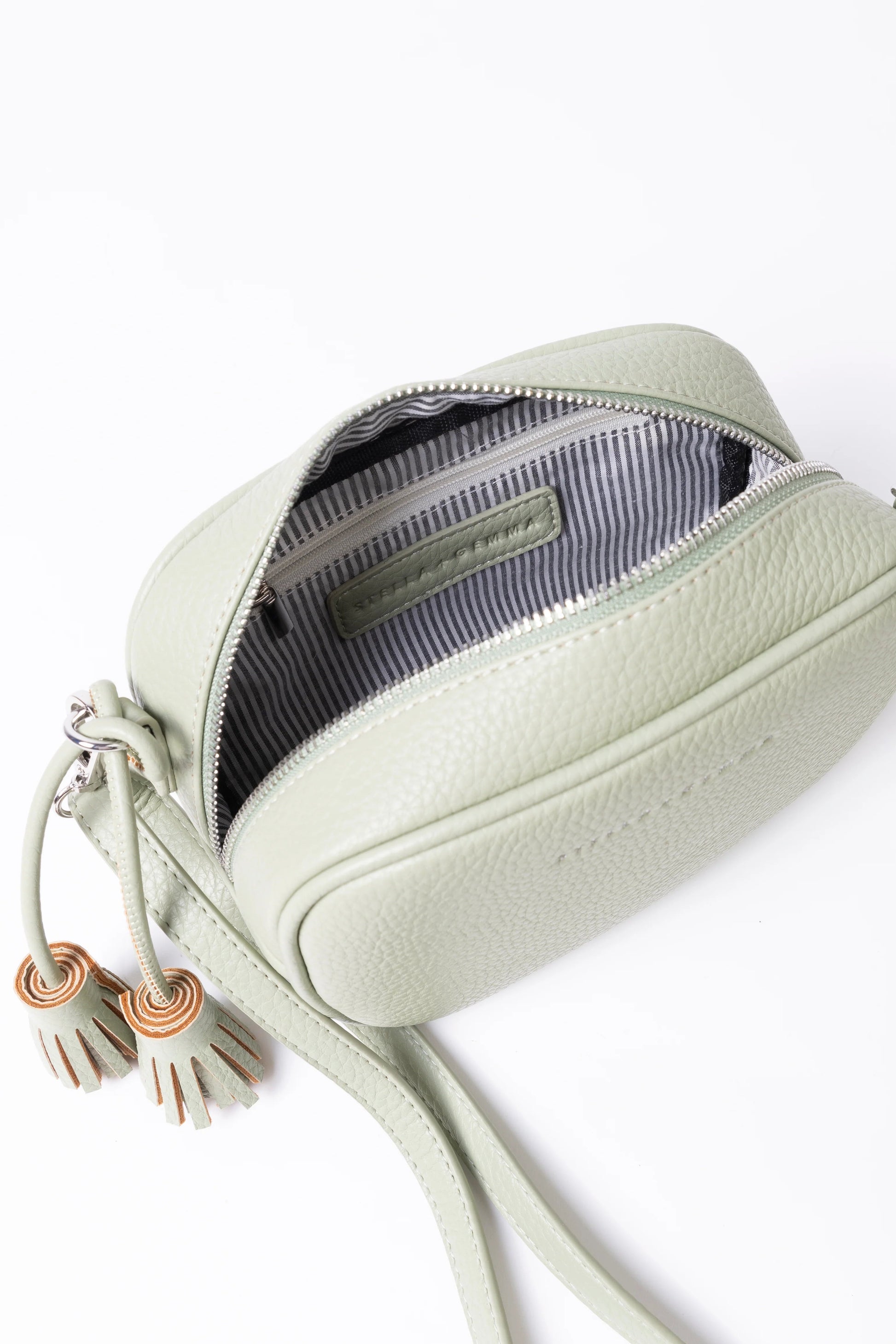 STELLA + GEMMA MACIE CAMERA BAG - MINT - THE VOGUE STORE