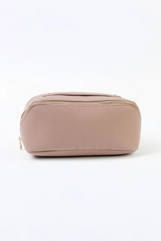 STELLA + GEMMA VOYAGE COSMETIC BAG - BLUSH - THE VOGUE STORE