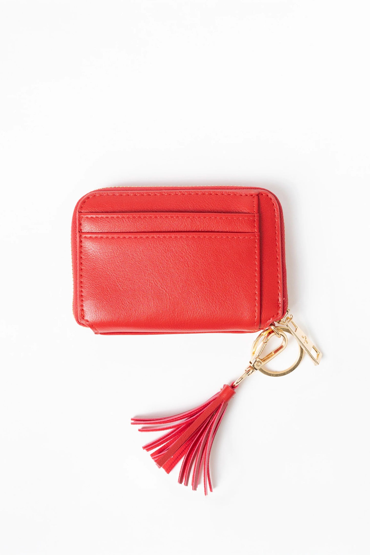 STELLA + GEMMA LUXELET TASSLE PURSE - RED - THE VOGUE STORE