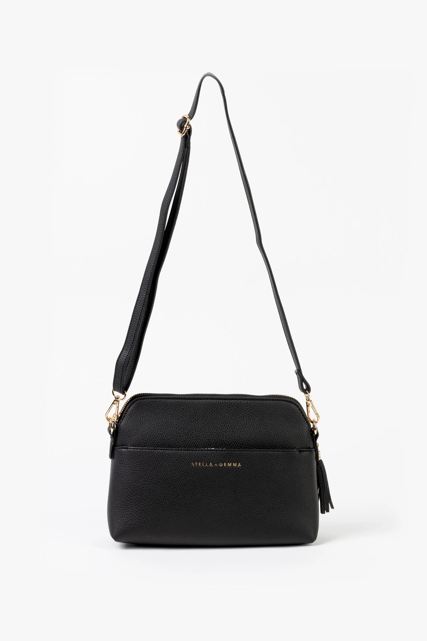 STELLA + GEMMA CLEO BAG - BLACK - THE VOGUE STORE