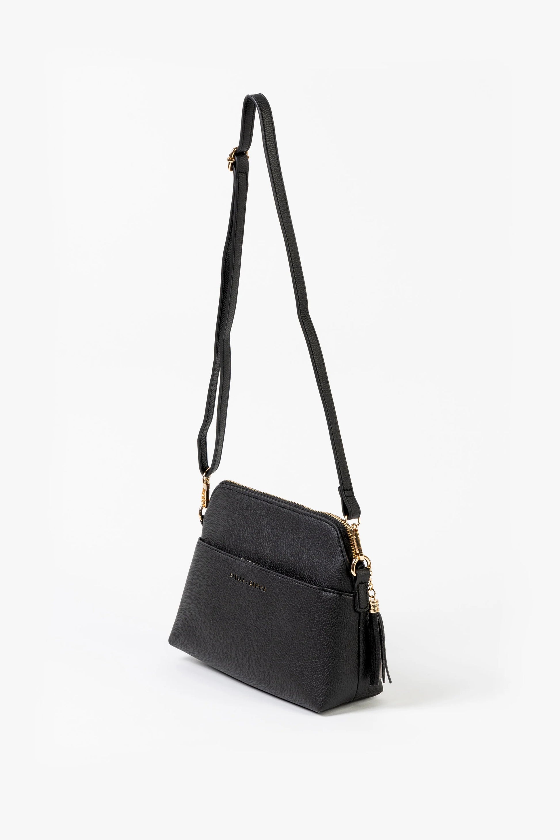 STELLA + GEMMA CLEO BAG - BLACK - THE VOGUE STORE