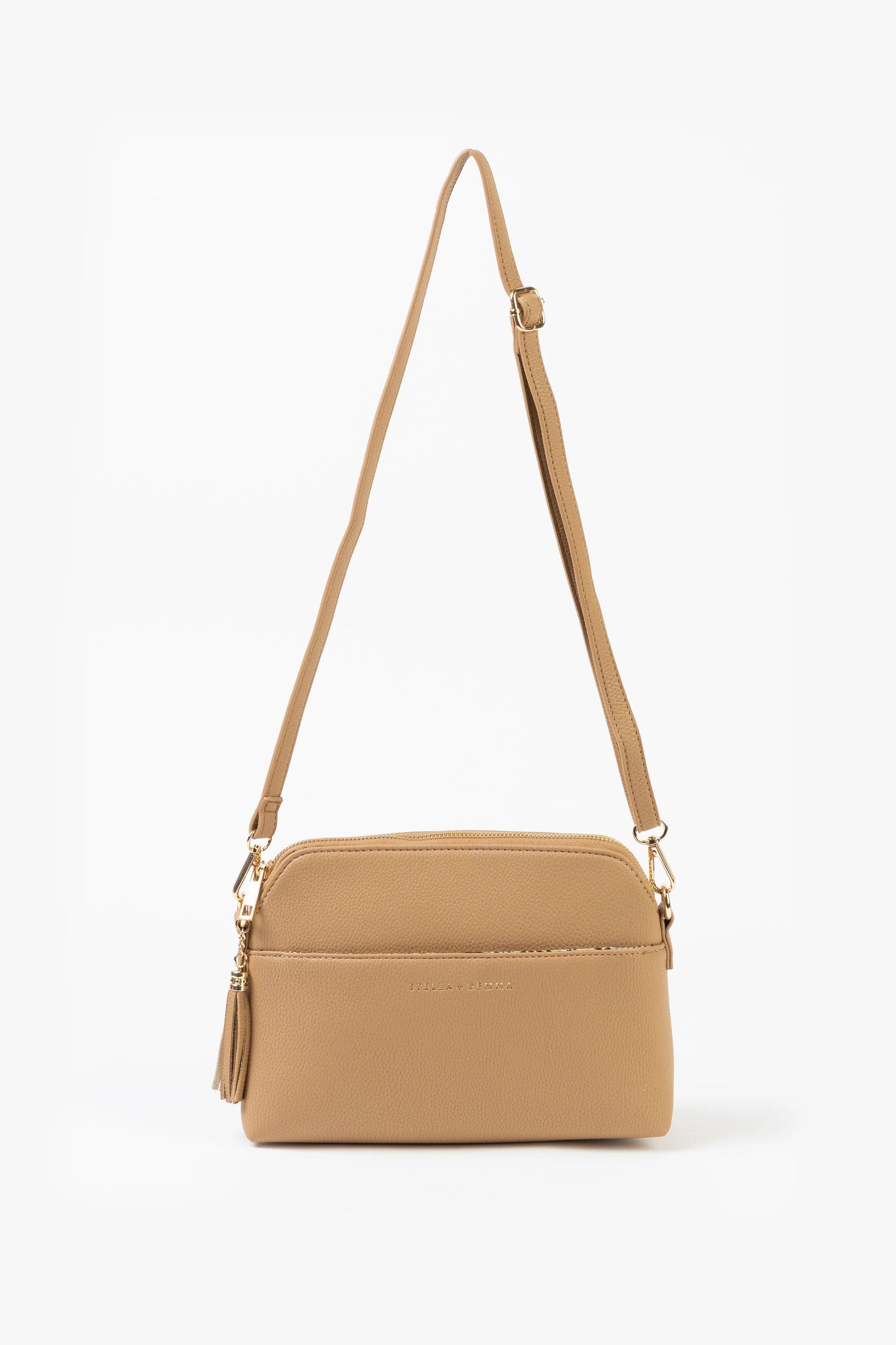 STELLA + GEMMA CLEO BAG - BITTER CARAMEL - THE VOGUE STORE