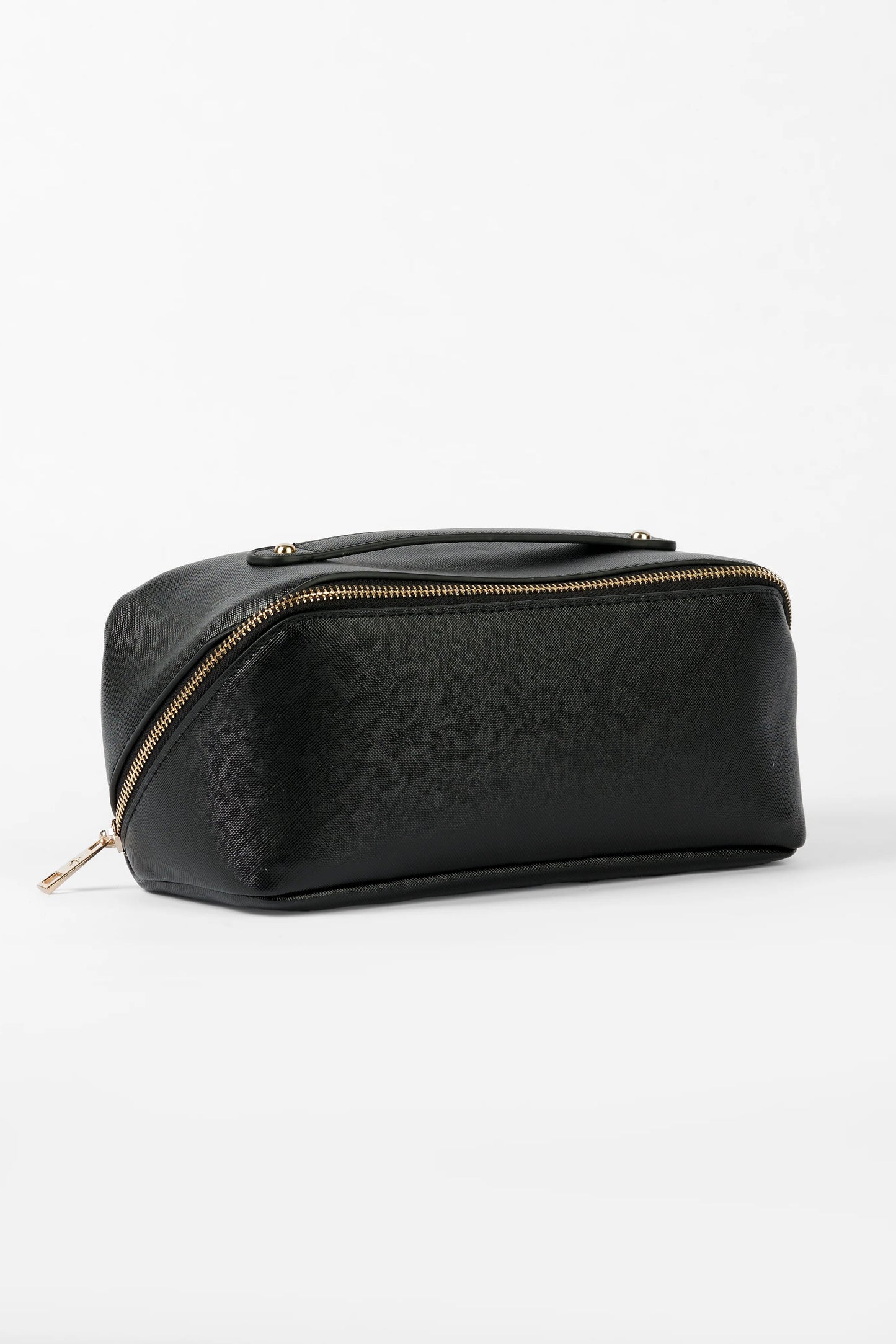 STELLA + GEMMA VOYAGE COSMETIC BAG - BLACK - THE VOGUE STORE