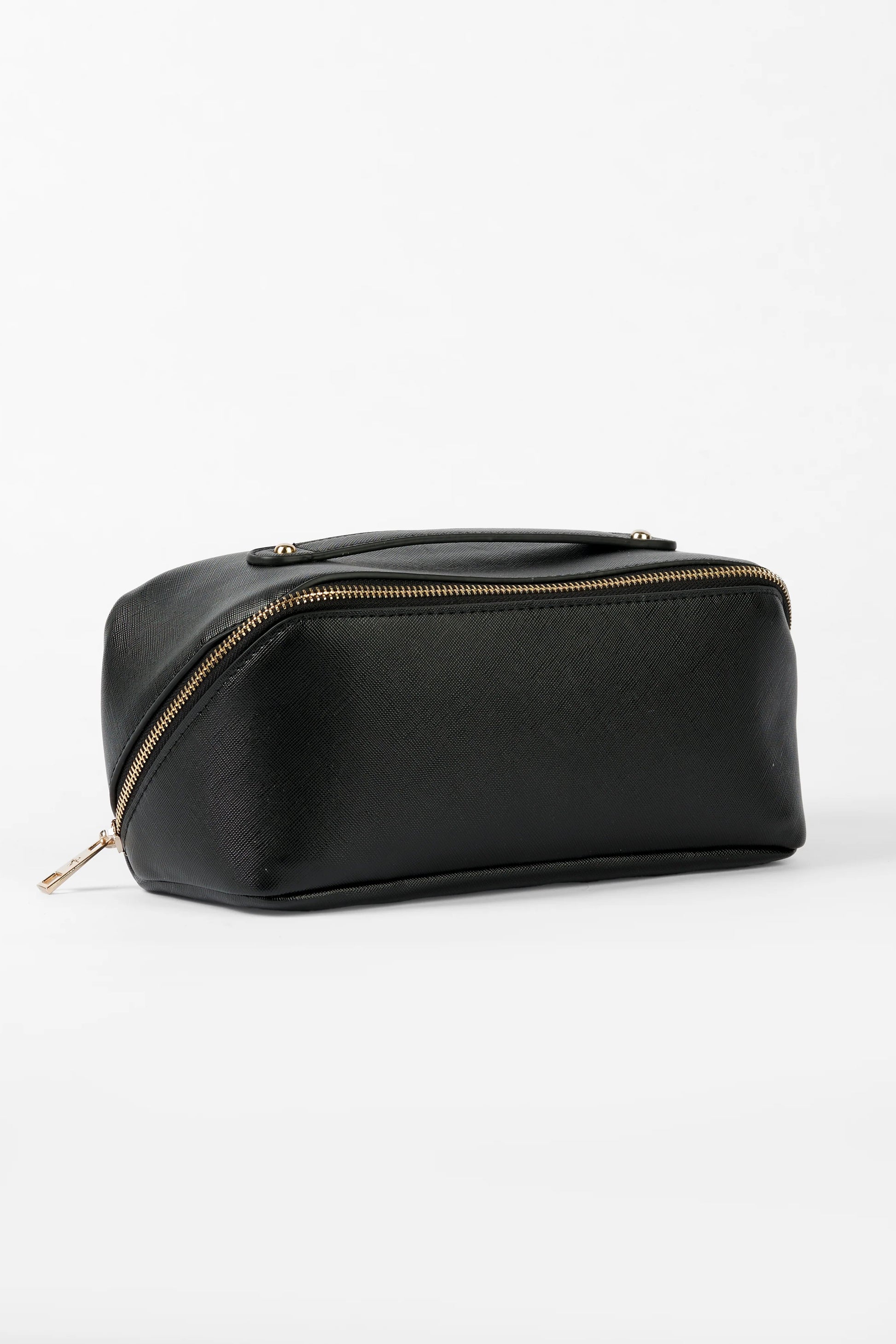 STELLA + GEMMA VOYAGE COSMETIC BAG - BLACK - THE VOGUE STORE