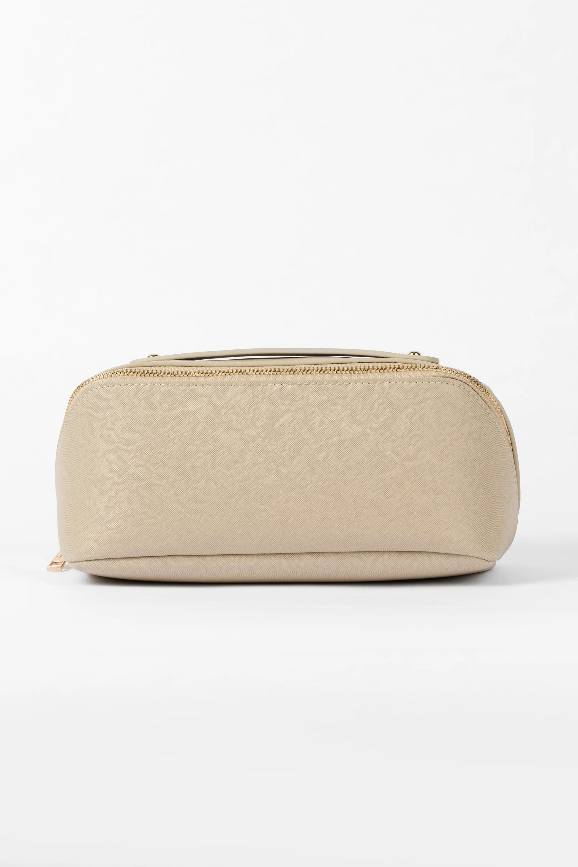 STELLA + GEMMA VOYAGE COSMETIC BAG - OAT MILK - THE VOGUE STORE