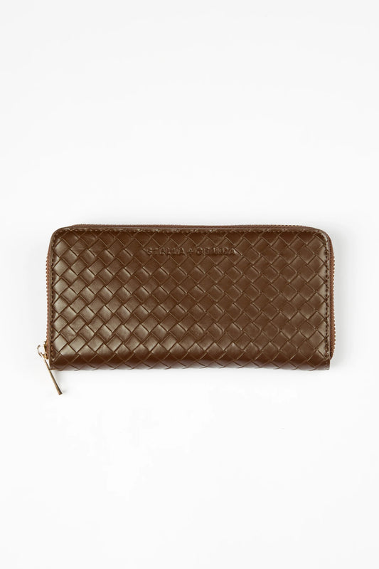 STELLA + GEMMA WALLET ESPRESSO - THE VOGUE STORE