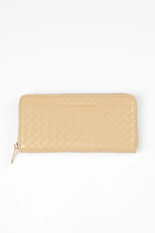 STELLA + GEMMA WALLET - OAT - THE VOGUE STORE