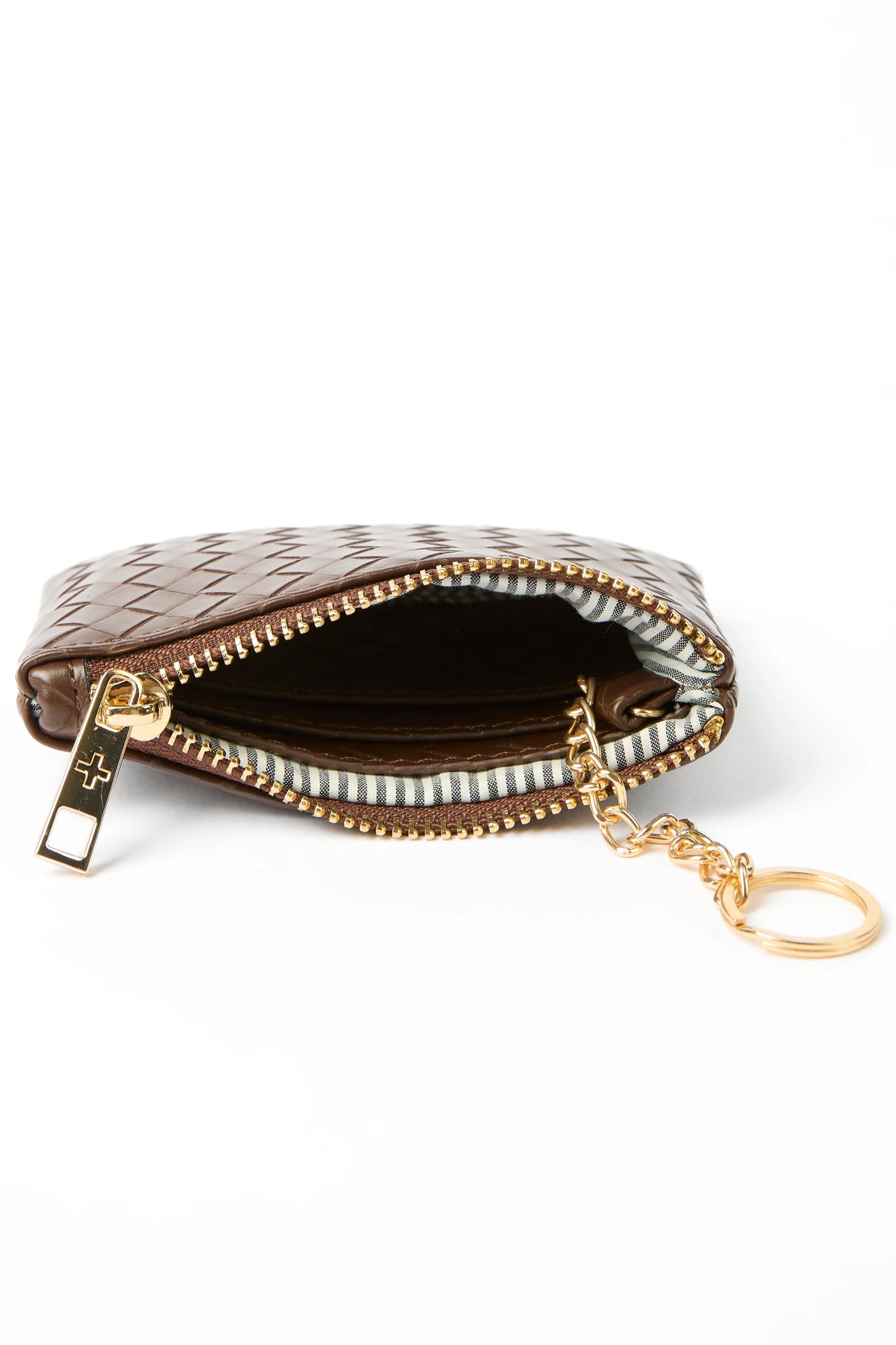 STELLA + GEMMA LOGO COIN PURSE ESPRESSO - THE VOGUE STORE