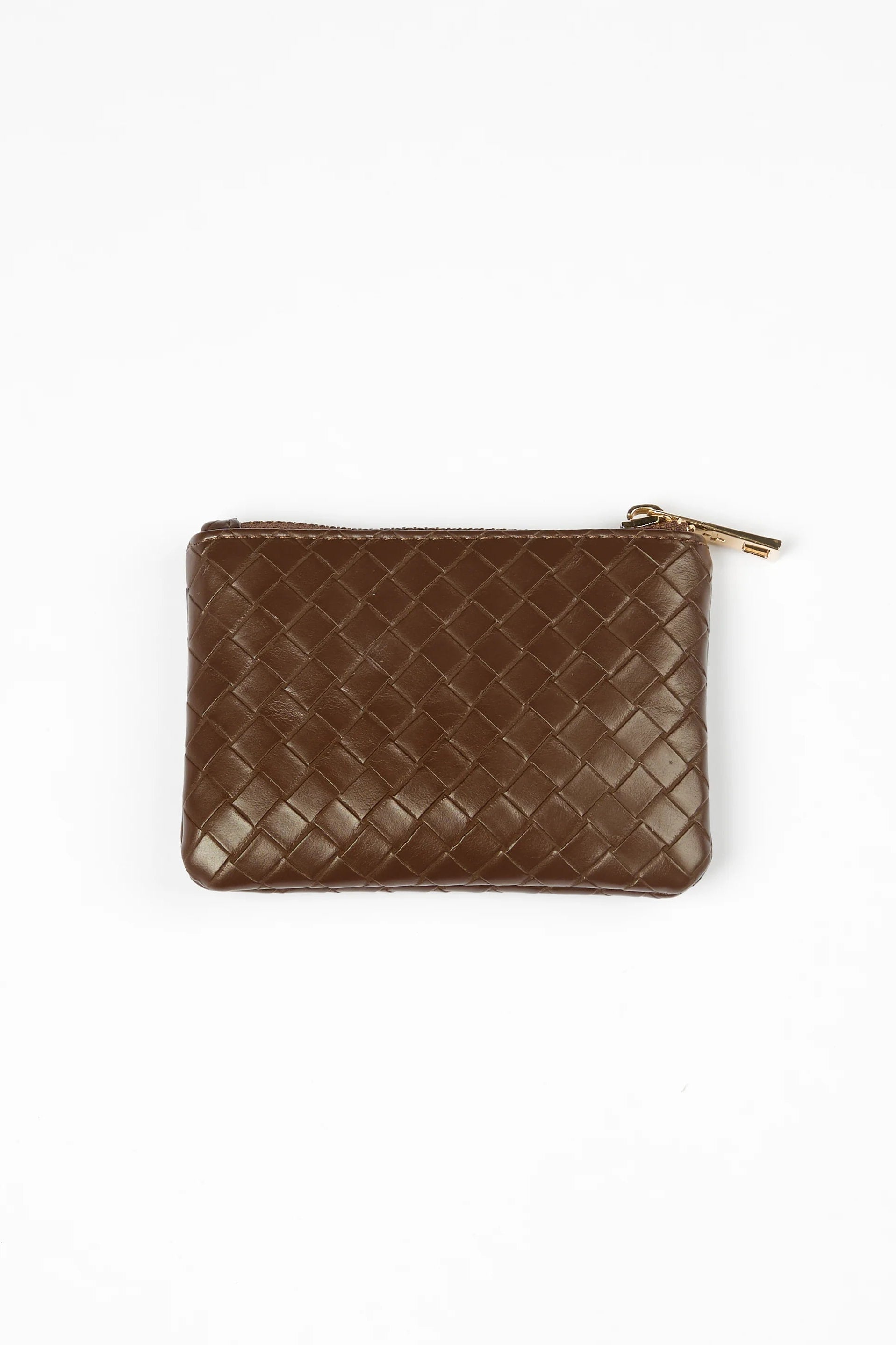 STELLA + GEMMA LOGO COIN PURSE ESPRESSO - THE VOGUE STORE