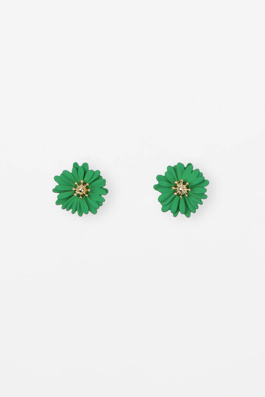 STELLA + GEMMA EARRING - GREEN DAISY - THE VOGUE STORE