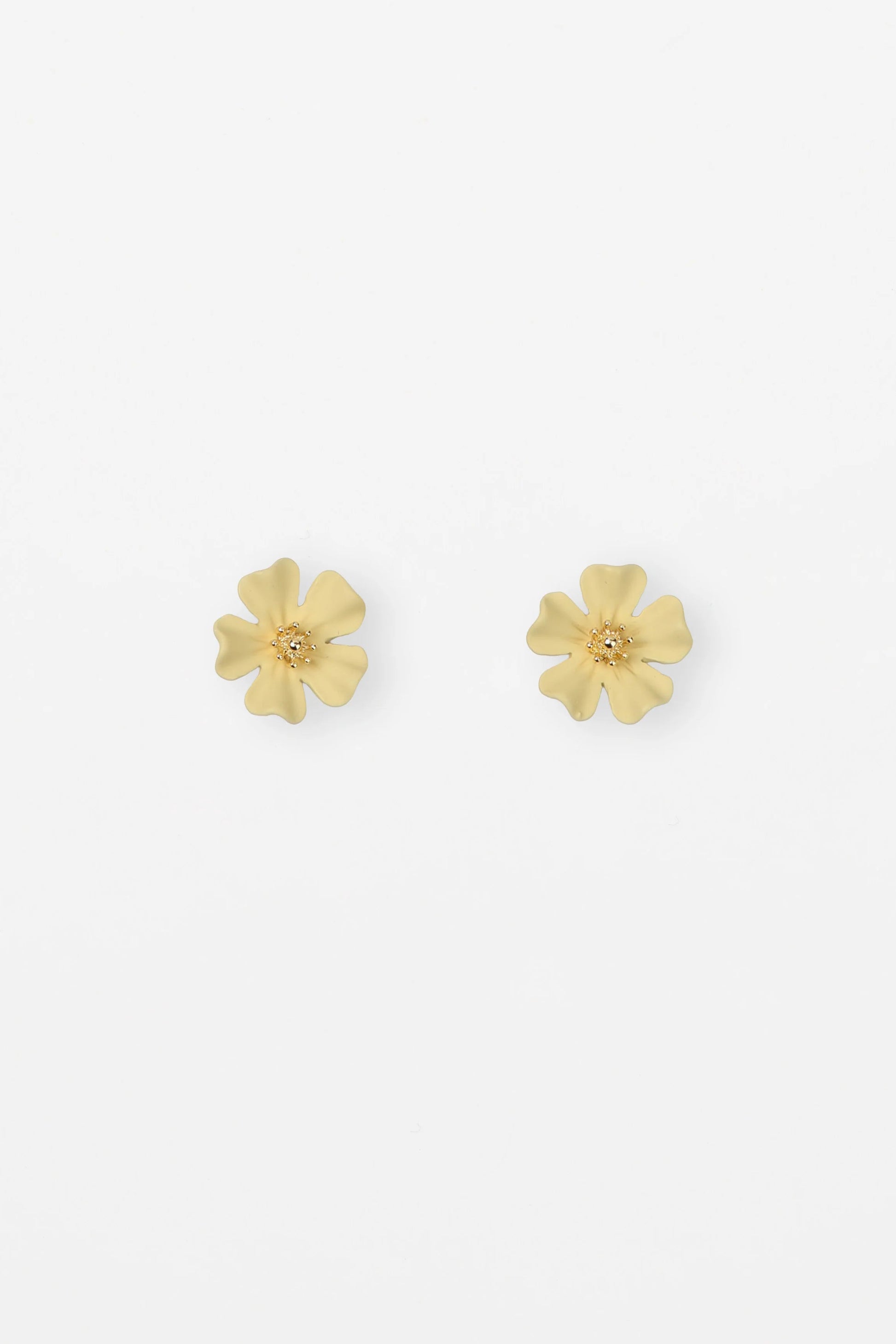 STELLA + GEMMA EARRING - ITALIAN STRAW PETAL - THE VOGUE STORE