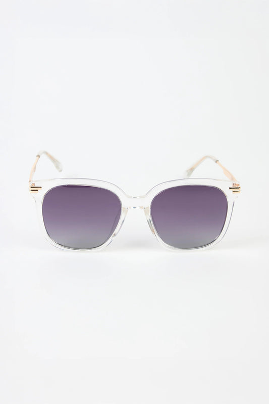 STELLA + GEMMA SUNGLASS - JUDY CLEAR - THE VOGUE STORE