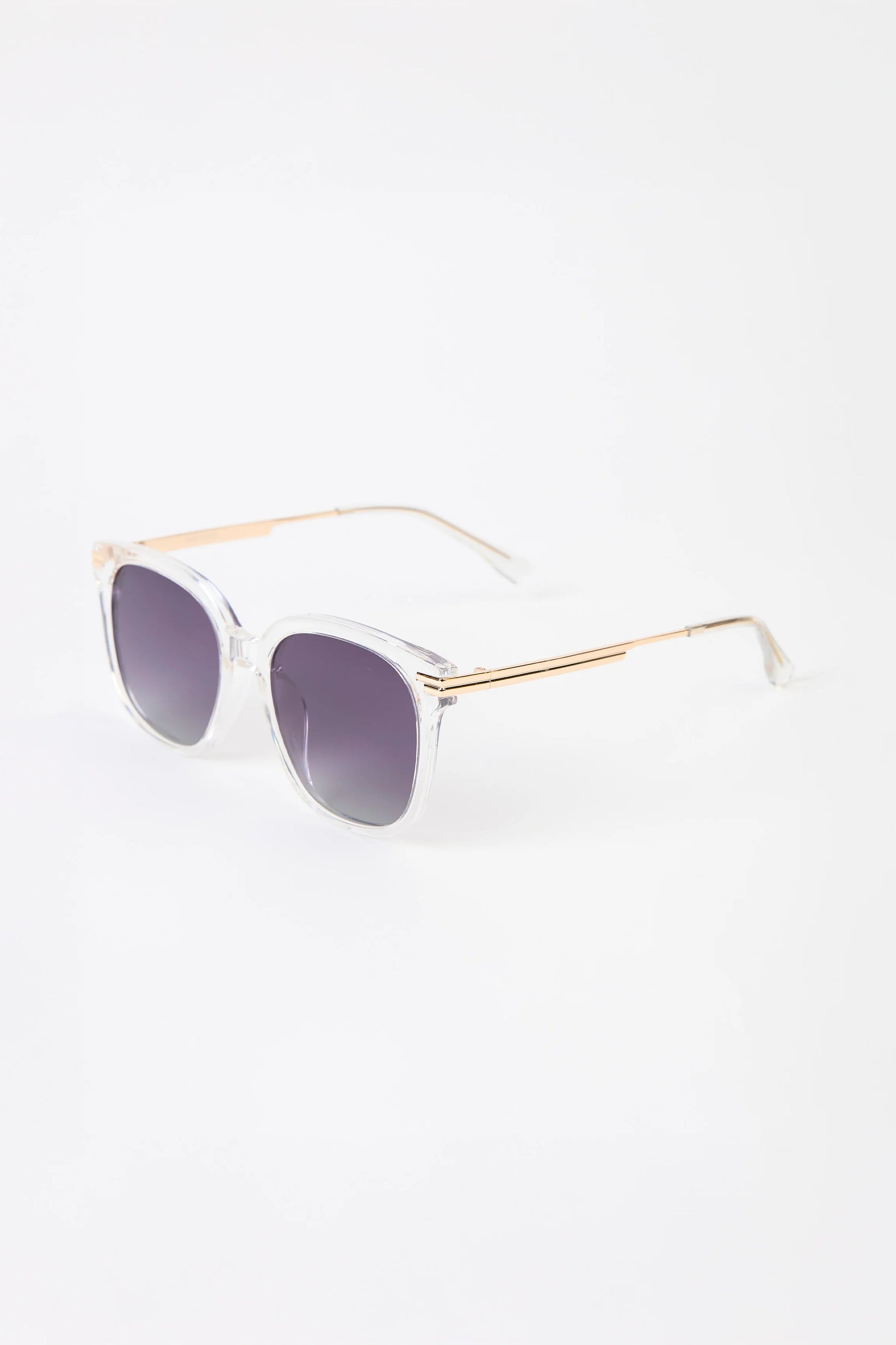 STELLA + GEMMA SUNGLASSES - JUDY CLEAR - THE VOGUE STORE
