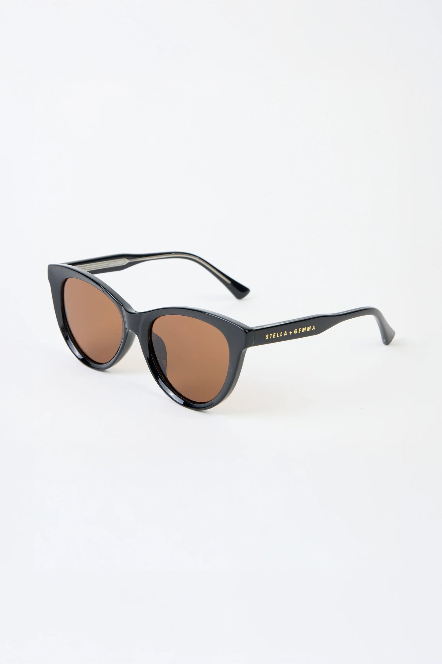 STELLA + GEMMA SUNGLASSES - MORRISON BLACK - THE VOGUE STORE