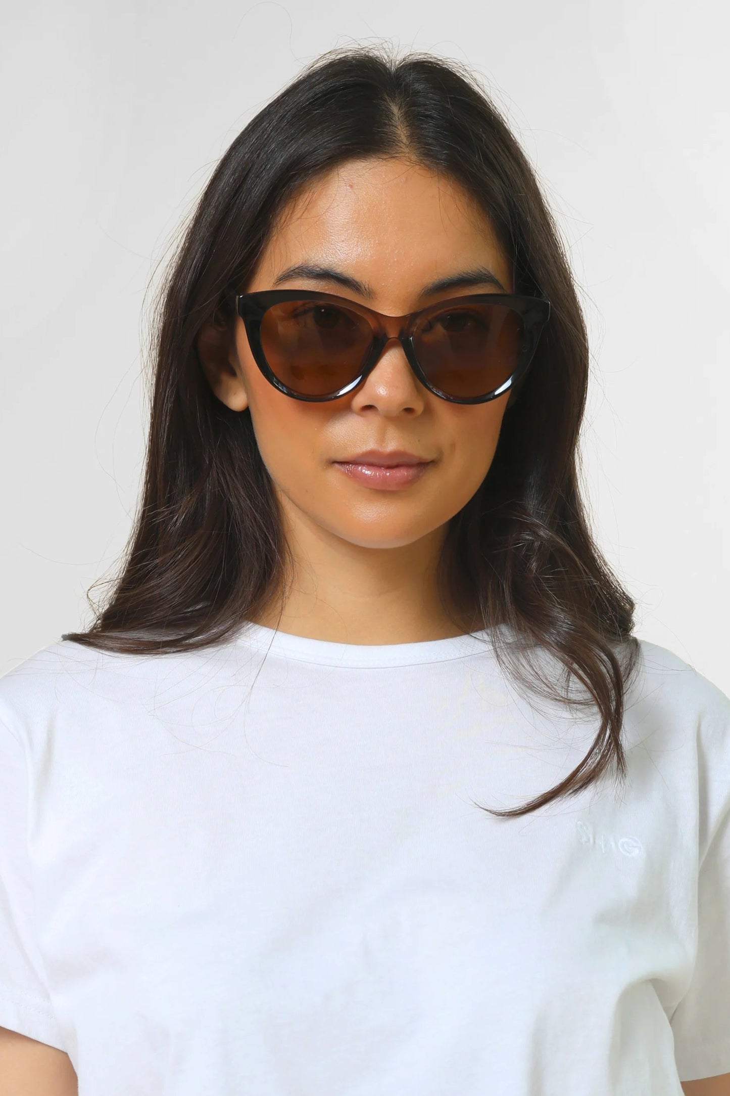 STELLA + GEMMA SUNGLASSES - MORRISON BROWN AND BLACK - THE VOGUE STORE