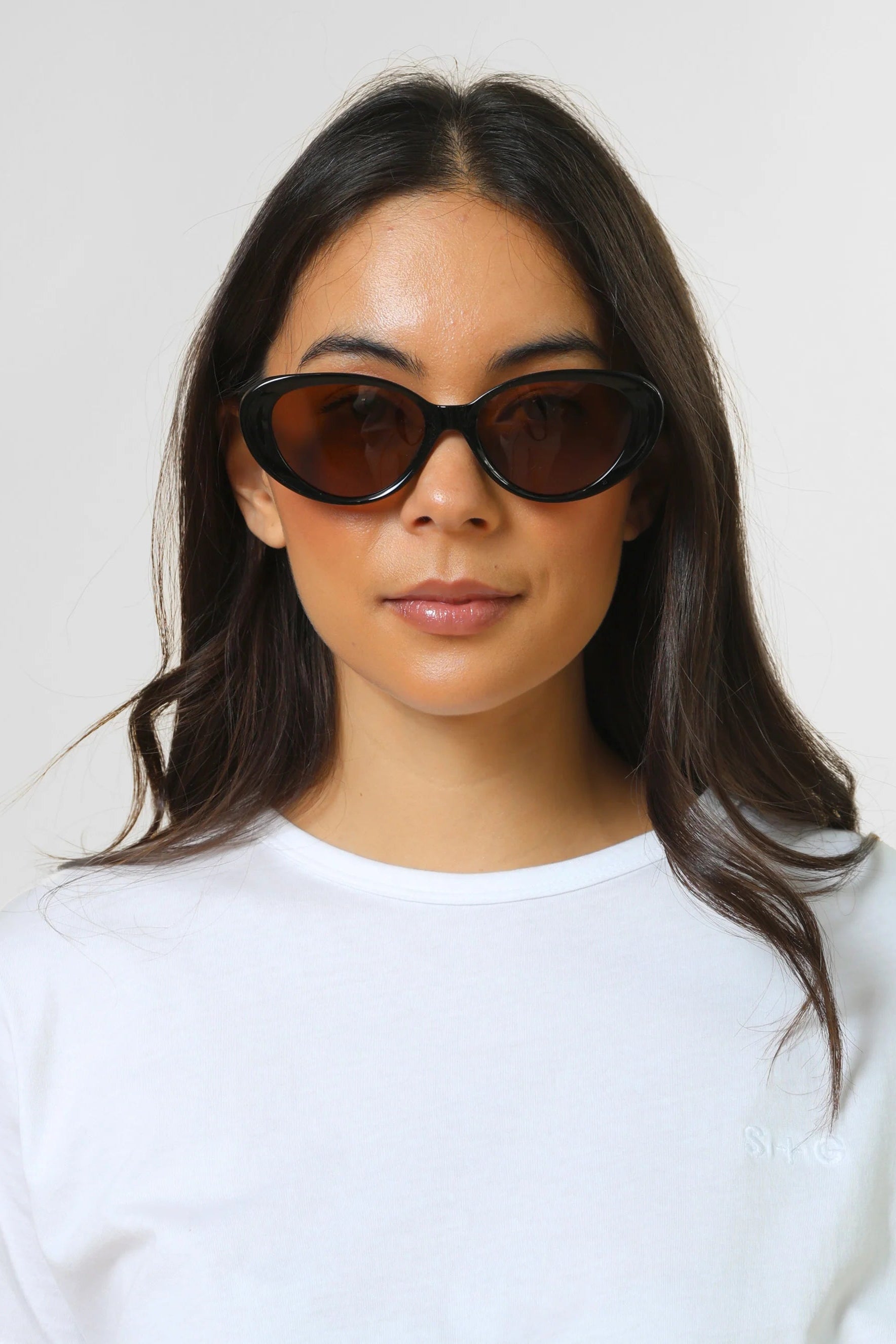 STELLA + GEMMA SUNGLASSES - SAHARA BLACK - THE VOGUE STORE