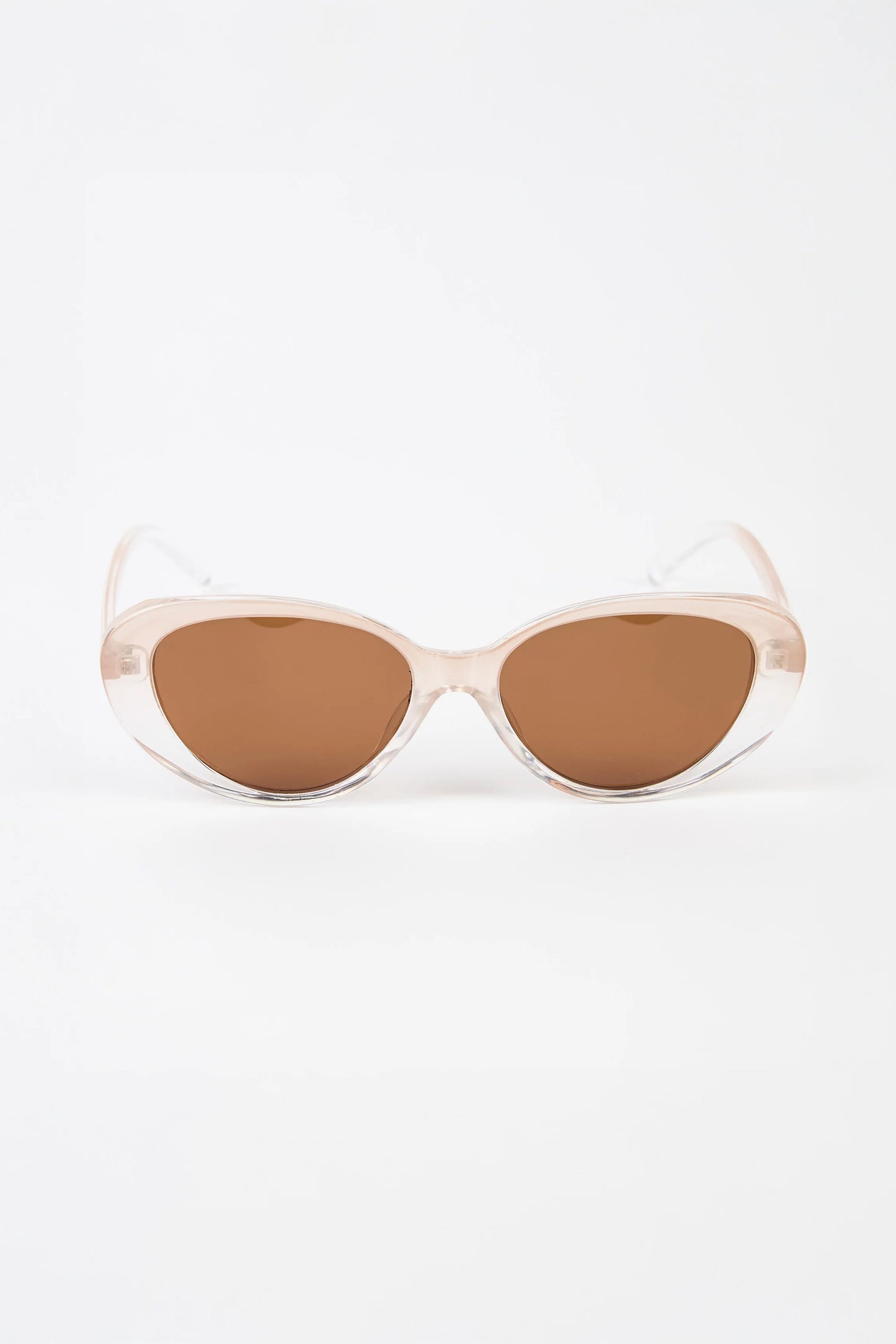 STELLA + GEMMA SUNGLASSES - SAHARA LIGHT TRANS CREAM - THE VOGUE STORE
