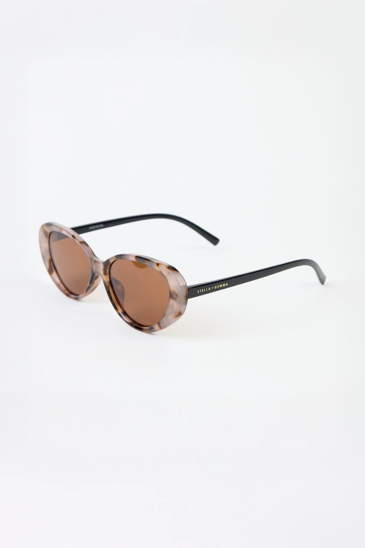 STELLA + GEMMA SUNGLASSES - SAHARA MARBLE TORT - THE VOGUE STORE