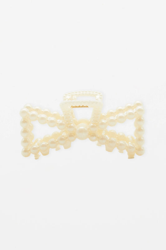 STELLA + GEMMA HAIR GRIP - PEARL BOW - THE VOGUE STORE